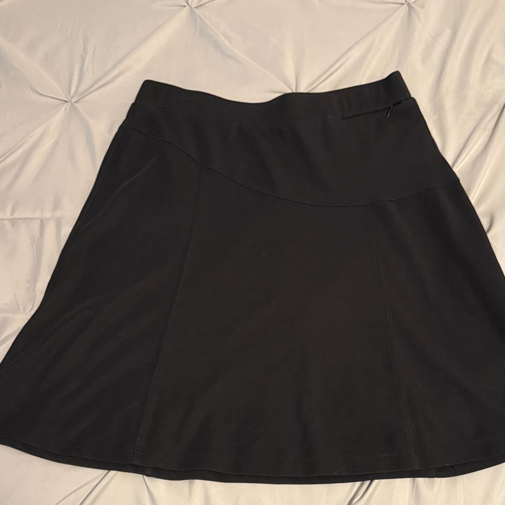 REI Classic Black A-Line Skirt